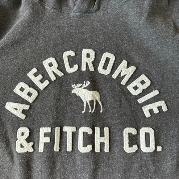 Vintage Y2K Abercrombie and Fitch Logo Hoodie - Picture 2 of 3